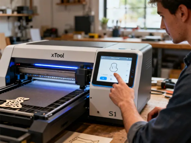 xTool S1 easy touchscreen operation