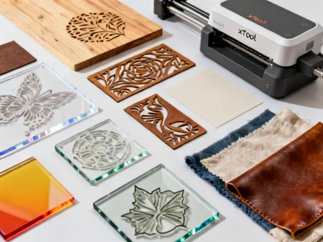 Over 300 compatible materials for xTool S1